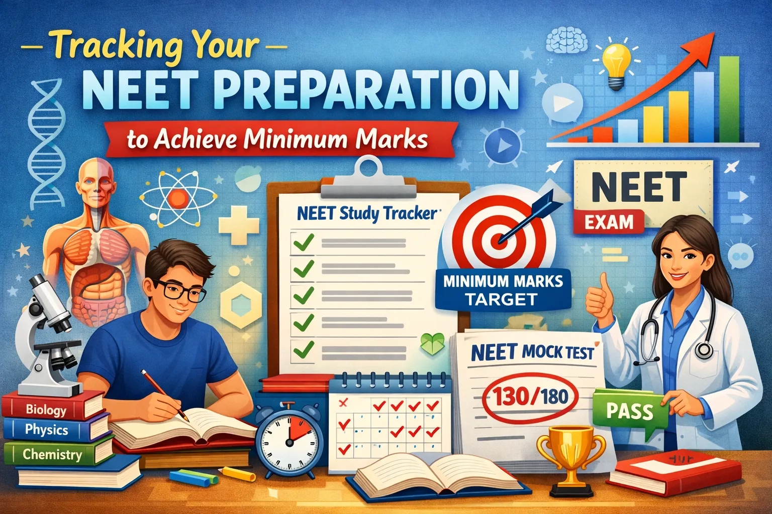 Tracking Your NEET Preparation to Achieve Minimum Marks